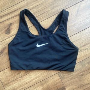 Nike black sports bra